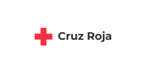 Emblema de la Cruz Roja con las palabras "Cruz Roja" al lado sobre fondo blanco, promocionando Job Dating 2023.