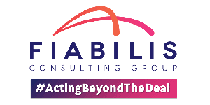 Logotipo de FIABILIS Consulting Group con el hashtag #ActingBeyondTheDeal.