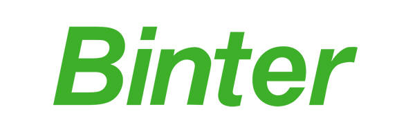 Logotipo de texto "Binter" en color verde sobre fondo blanco, conmemorativo del Encuentro Anual de RRHH 2018.